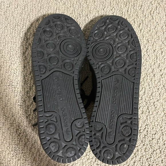 Adidas Originals Forum Bold Leather Sneakers Black 6.5 Men’s - Picture 4 of 8